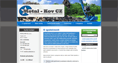 Desktop Screenshot of metal-kov.cz